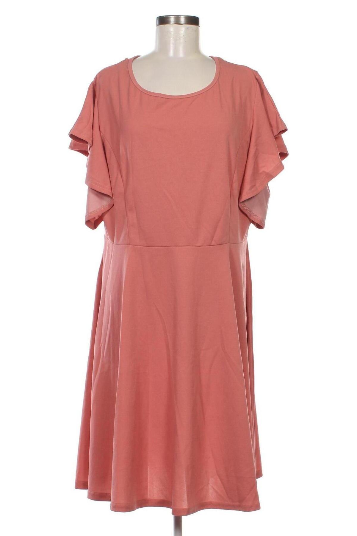 Kleid SHEIN, Größe 4XL, Farbe Rosa, Preis 10,29 €