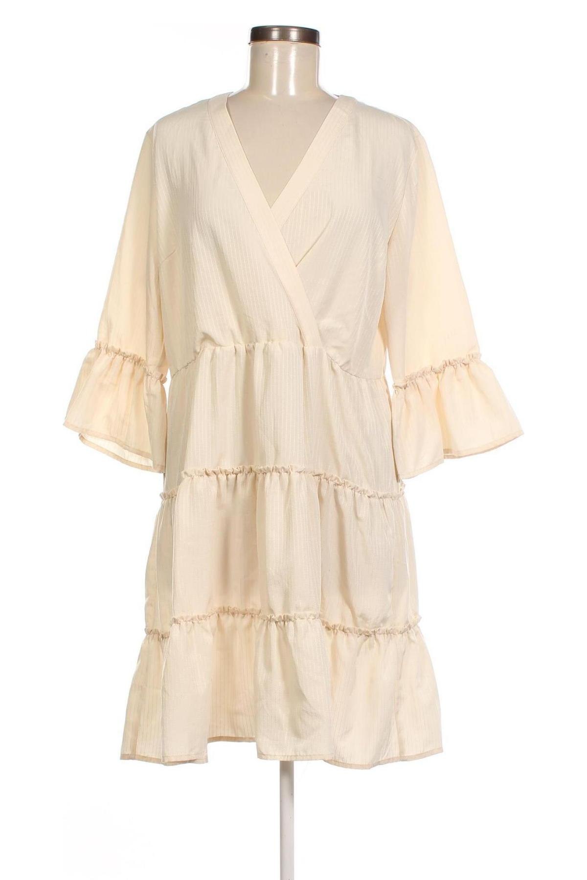 Kleid VILA, Größe L, Farbe Ecru, Preis 17,58 €