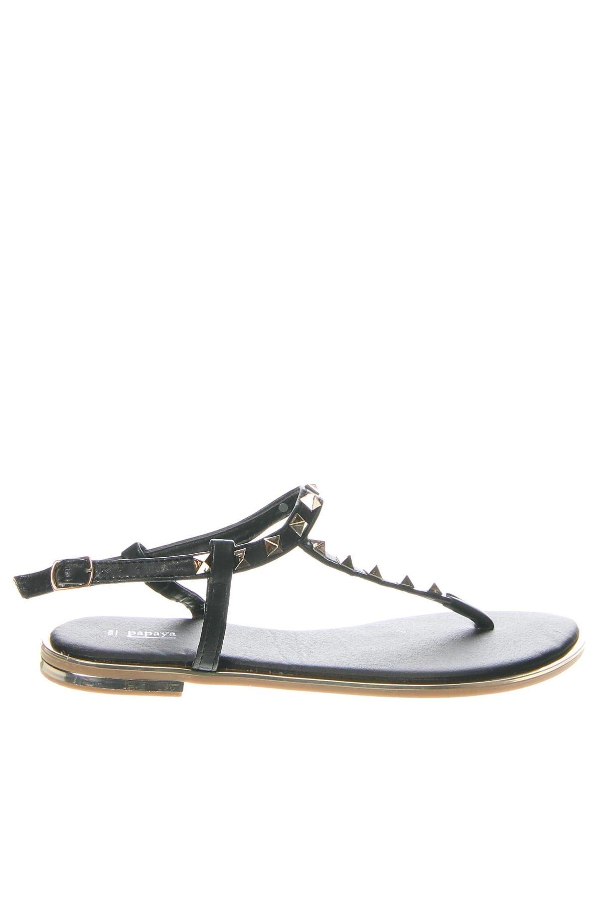 Sandalen Papaya, Größe 38, Farbe Schwarz, Preis € 10,99