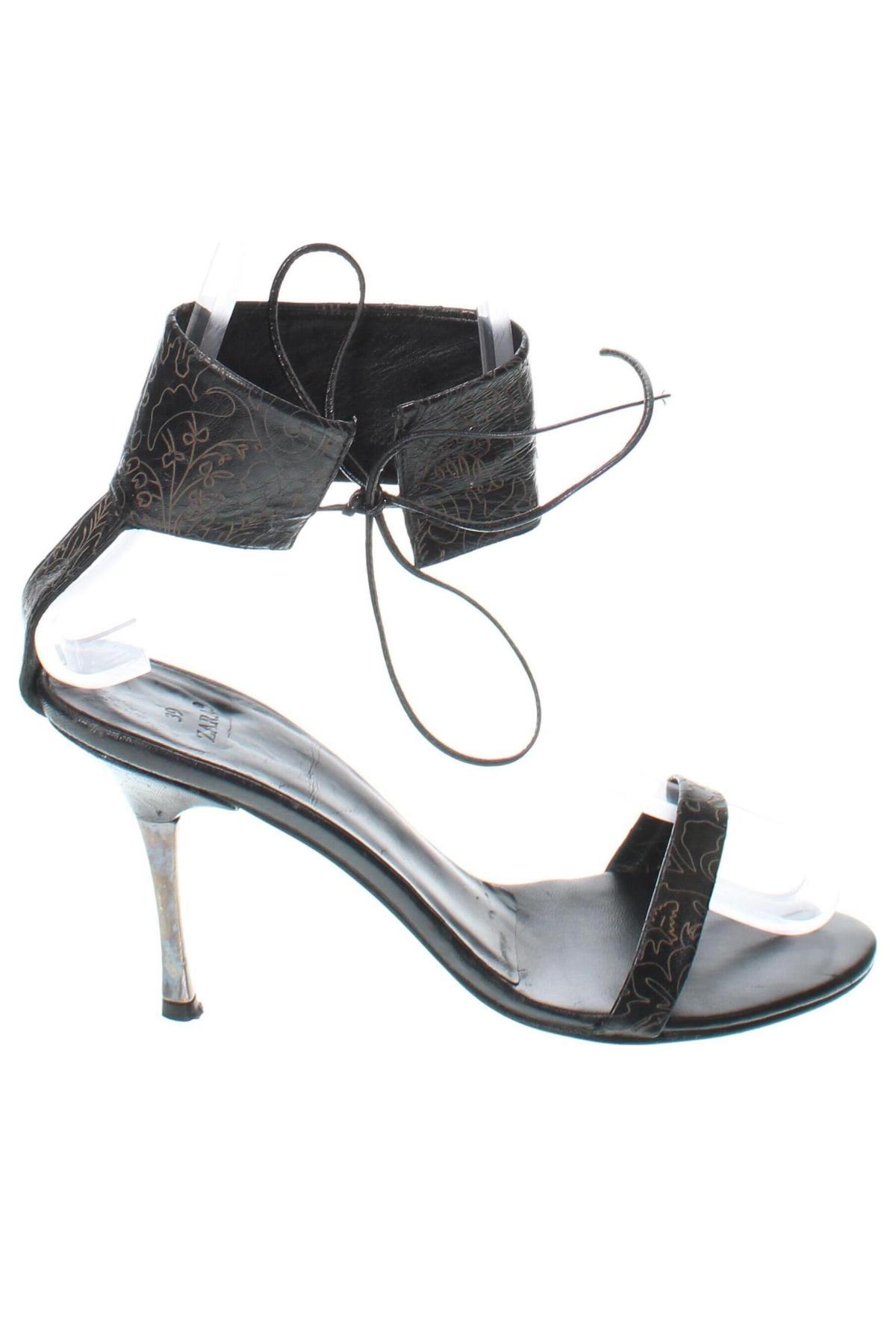 Sandále Zara, Veľkosť 39, Farba Čierna, Cena  25,12 €