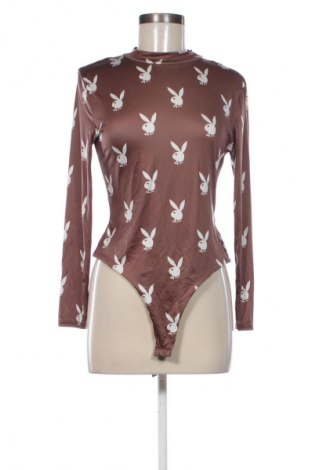Damska bluzka-body Playboy x Missguided, Rozmiar M, Kolor Kolorowy, Cena 71,26 zł