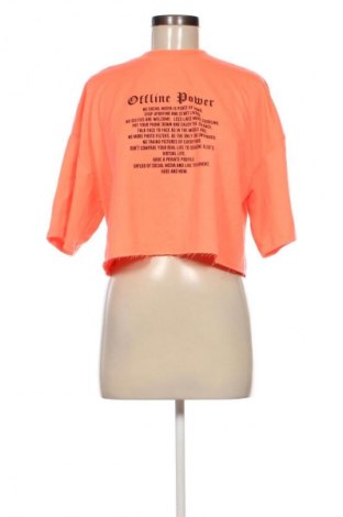 Bluzka damska Bershka, Rozmiar M, Kolor Pomarańczowy, Cena 62,99 zł