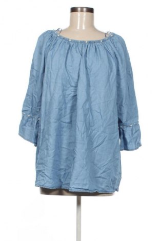 Bluzka damska Laura Torelli, Rozmiar XL, Kolor Niebieski, Cena 62,99 zł