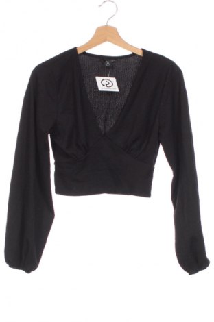 Дамска блуза Monki, Размер XS, Цвят Черен, Цена 13,99 лв.