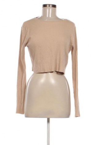 Damen Shirt NA-KD, Größe M, Farbe Beige, Preis 9,99 €