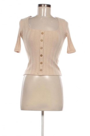 Damen Shirt Stradivarius, Größe S, Farbe Beige, Preis € 13,99