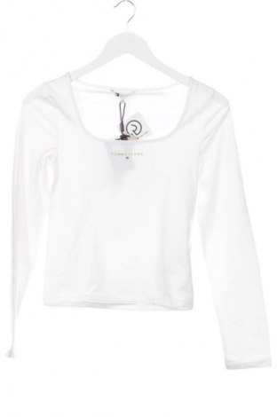 Bluză de femei Tommy Jeans, Mărime XS, Culoare Ecru, Preț 171,99 Lei