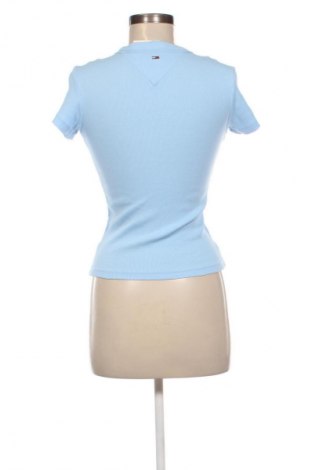 Bluzka damska Tommy Jeans, Rozmiar S, Kolor Niebieski, Cena 203,99 zł