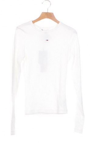 Γυναικεία μπλούζα Tommy Jeans, Μέγεθος XS, Χρώμα Λευκό, Τιμή 22,99 €