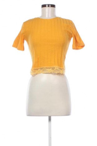 Damen Shirt Zara Trafaluc, Größe L, Farbe Gelb, Preis 13,99 €