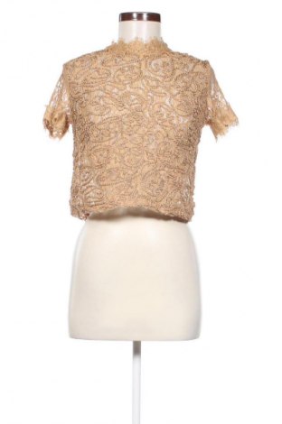 Bluzka damska Zara Trafaluc, Rozmiar S, Kolor Beżowy, Cena 50,99 zł