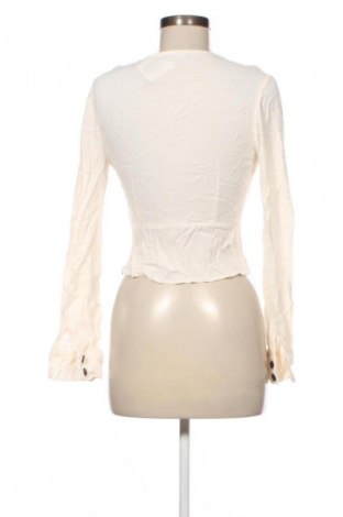 Cardigan de damă Bershka, Mărime S, Culoare Ecru, Preț 98,99 Lei
