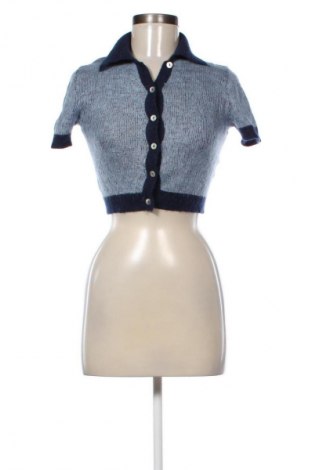Damen Strickjacke Zara, Größe M, Farbe Blau, Preis 9,99 €