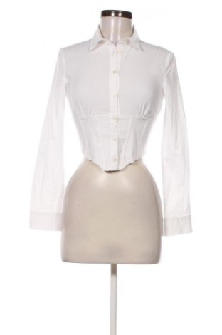 Damenbluse Bershka, Größe S, Farbe Weiß, Preis € 16,37