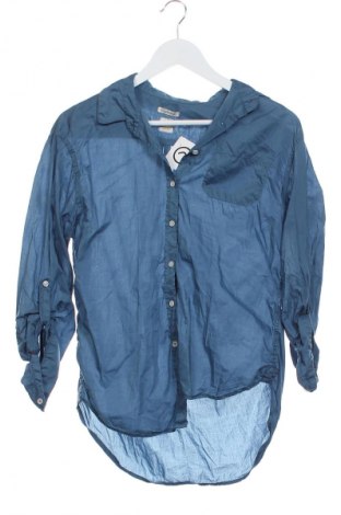 Damenbluse Delmond, Größe S, Farbe Blau, Preis € 43,89