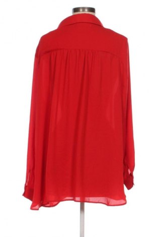 Γυναικείο πουκάμισο H&M, Μέγεθος XXL, Χρώμα Κόκκινο, Τιμή 8,99 €