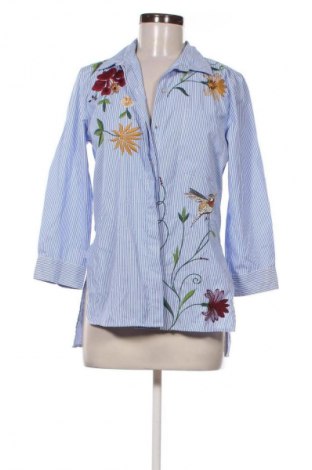 Дамска риза Zara, Размер M, Цвят Многоцветен, Цена 27,99 лв.