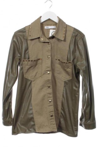 Damenbluse Zara, Größe XS, Farbe Grün, Preis 13,81 €