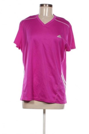 Damen T-Shirt Adidas, Größe XL, Farbe Lila, Preis 18,99 €