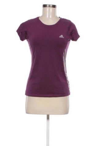 Damski T-shirt Adidas, Rozmiar M, Kolor Fioletowy, Cena 62,07 zł