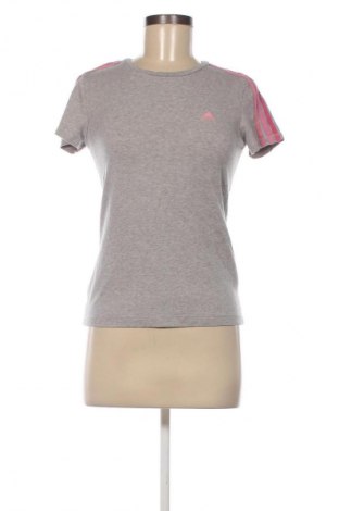 Γυναικείο t-shirt Adidas, Μέγεθος S, Χρώμα Γκρί, Τιμή 13,81 €