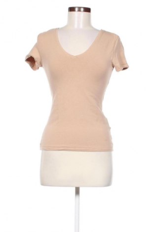 Γυναικείο t-shirt Amisu, Μέγεθος M, Χρώμα Καφέ, Τιμή 8,70 €