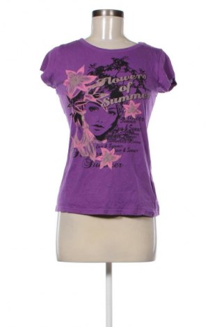 Damen T-Shirt Amisu, Größe M, Farbe Lila, Preis € 8,69