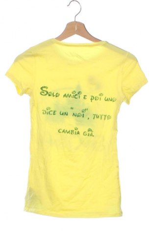 Γυναικείο t-shirt Atmosphere, Μέγεθος XS, Χρώμα Κίτρινο, Τιμή 10,99 €