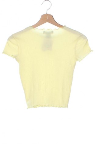 Tricou de femei Bershka, Mărime XS, Culoare Galben, Preț 57,99 Lei