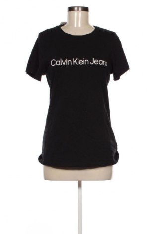 Damski T-shirt Calvin Klein Jeans, Rozmiar XL, Kolor Czarny, Cena 111,99 zł
