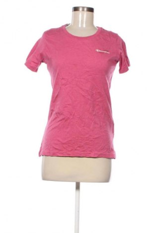 Γυναικείο t-shirt Champion, Μέγεθος M, Χρώμα Ρόζ , Τιμή 12,99 €