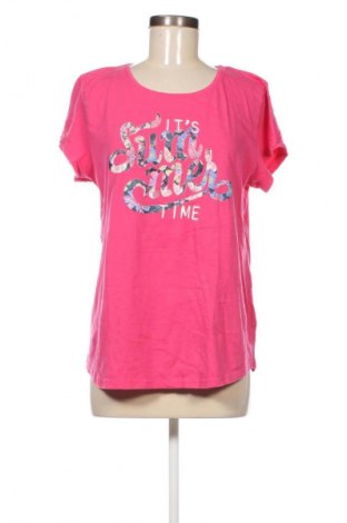 Γυναικείο t-shirt Colours, Μέγεθος XL, Χρώμα Ρόζ , Τιμή 10,99 €