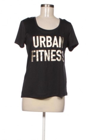 Γυναικείο t-shirt Crivit, Μέγεθος L, Χρώμα Μαύρο, Τιμή 3,99 €