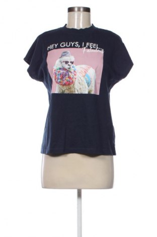 Γυναικείο t-shirt Cropp, Μέγεθος M, Χρώμα Μπλέ, Τιμή 9,14 €