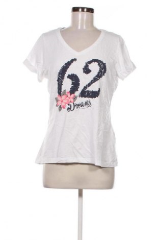 Damski T-shirt Esmara, Rozmiar L, Kolor Biały, Cena 55,99 zł