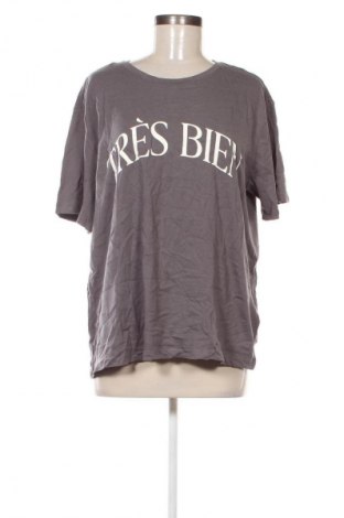 Γυναικείο t-shirt Esmara, Μέγεθος XL, Χρώμα Γκρί, Τιμή 10,99 €