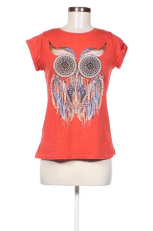 Γυναικείο t-shirt Fb Sister, Μέγεθος M, Χρώμα Κόκκινο, Τιμή 9,00 €