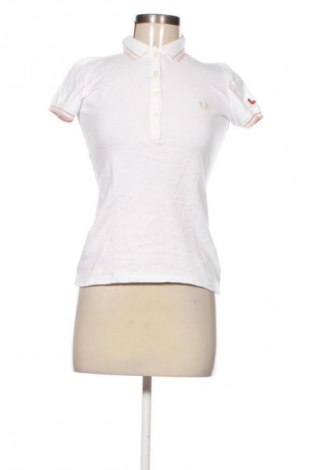 Damen T-Shirt Fred Perry, Größe S, Farbe Weiß, Preis 28,99 €
