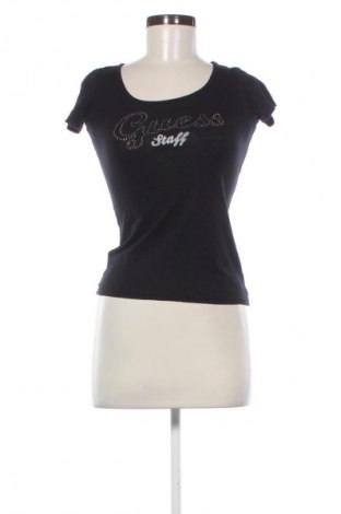 Γυναικείο t-shirt Guess, Μέγεθος S, Χρώμα Μαύρο, Τιμή 43,25 €