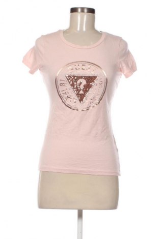 Γυναικείο t-shirt Guess, Μέγεθος M, Χρώμα Ρόζ , Τιμή 20,99 €