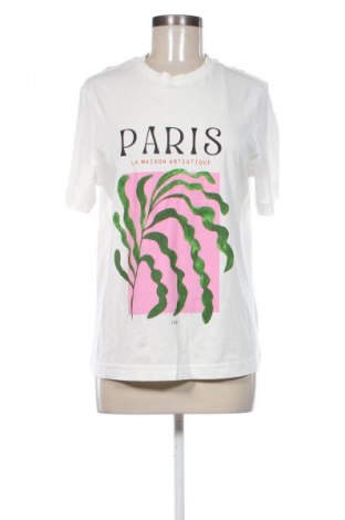 Дамска тениска H&M, Размер S, Цвят Бял, Цена 17,10 лв.