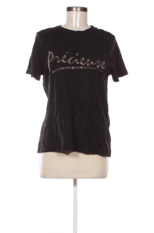 Damski T-shirt H&M, Rozmiar L, Kolor Czarny, Cena 55,99 zł