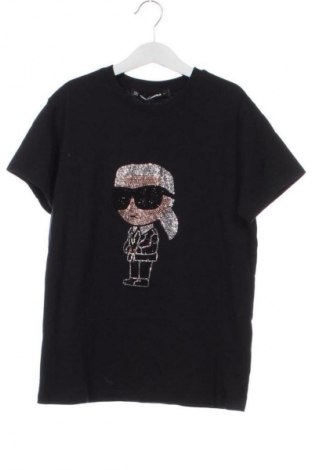 Damski T-shirt Karl Lagerfeld, Rozmiar XS, Kolor Czarny, Cena 222,99 zł