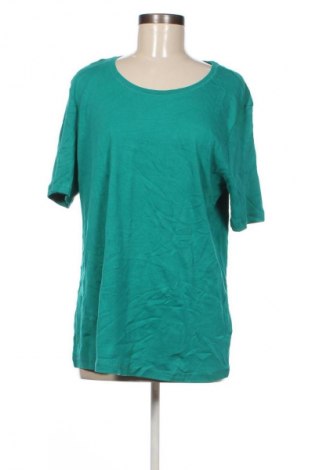 Γυναικείο t-shirt Laura Torelli, Μέγεθος XL, Χρώμα Πράσινο, Τιμή 10,99 €