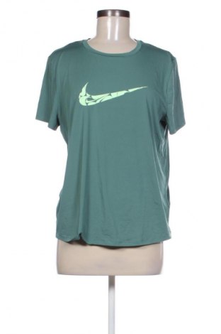 Дамска тениска Nike, Размер L, Цвят Зелен, Цена 27,99 лв.