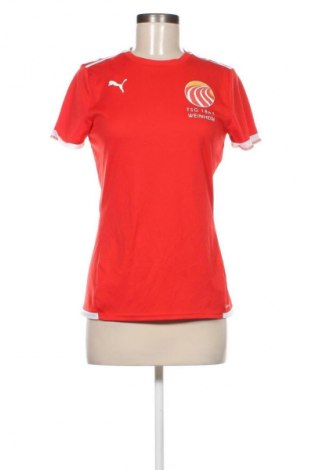 Γυναικείο t-shirt PUMA, Μέγεθος S, Χρώμα Κόκκινο, Τιμή 17,99 €