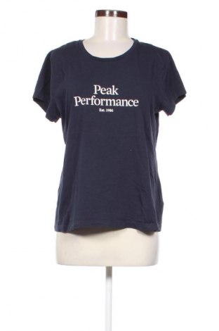Γυναικείο t-shirt Peak Performance, Μέγεθος L, Χρώμα Μπλέ, Τιμή 17,00 €