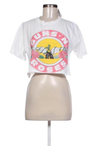 Γυναικείο t-shirt Pull&Bear, Μέγεθος M, Χρώμα Λευκό, Τιμή 9,00 €
