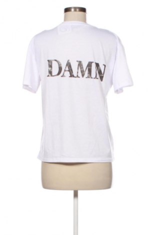 Γυναικείο t-shirt SHEIN, Μέγεθος M, Χρώμα Λευκό, Τιμή 4,99 €