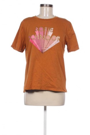 Γυναικείο t-shirt Sofie Schnoor, Μέγεθος XL, Χρώμα Καφέ, Τιμή 18,41 €